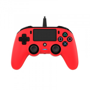 Nacon Compact Wired Controller - Red (PS4)