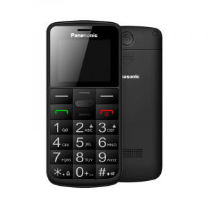 Κινητό Τηλέφωνο Απλής Χρήσης Panasonic KX-TU110 1.7'' Black DS με SOS Button